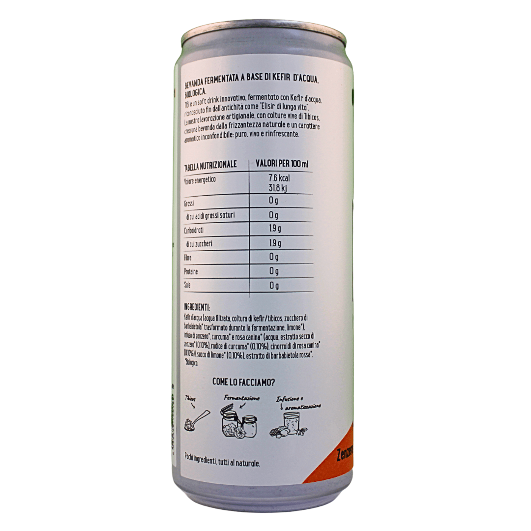 6x330ml TIBI Arancia con Maca, Eleuterococco