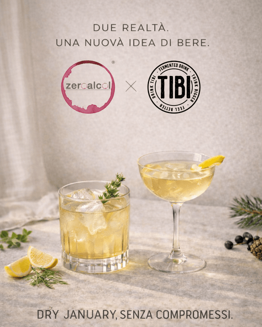 TIBI e ZeroAlcol: due mondi che uniscono benessere alcol free, gusto e mixology zero alcol