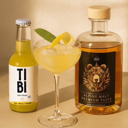 NOLO BOX 1 — Slow Breath: 6x TIBI Tiglio-Melissa-Camomilla + 1x Alcolzero Alpine Malt