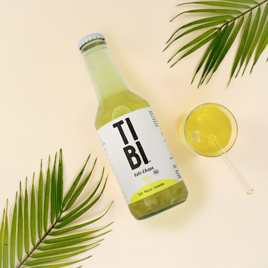 TIBI Kefir d'acqua bicchiere - camomilla, tiglio, melissa