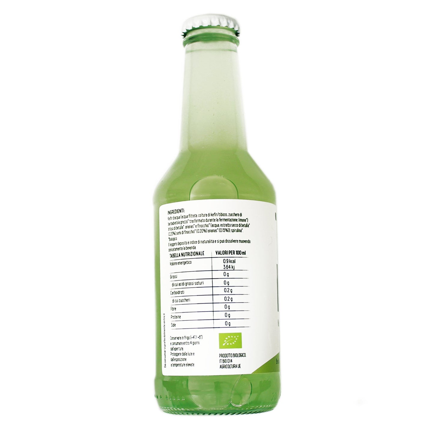 TIBI Kefir d'acqua ingredienti - betulla, ananas, finocchio