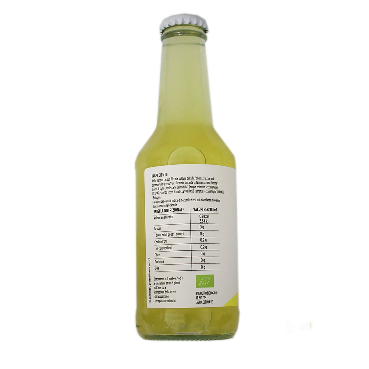 TIBI Kefir d'acqua ingredienti - camomilla, tiglio, melissa