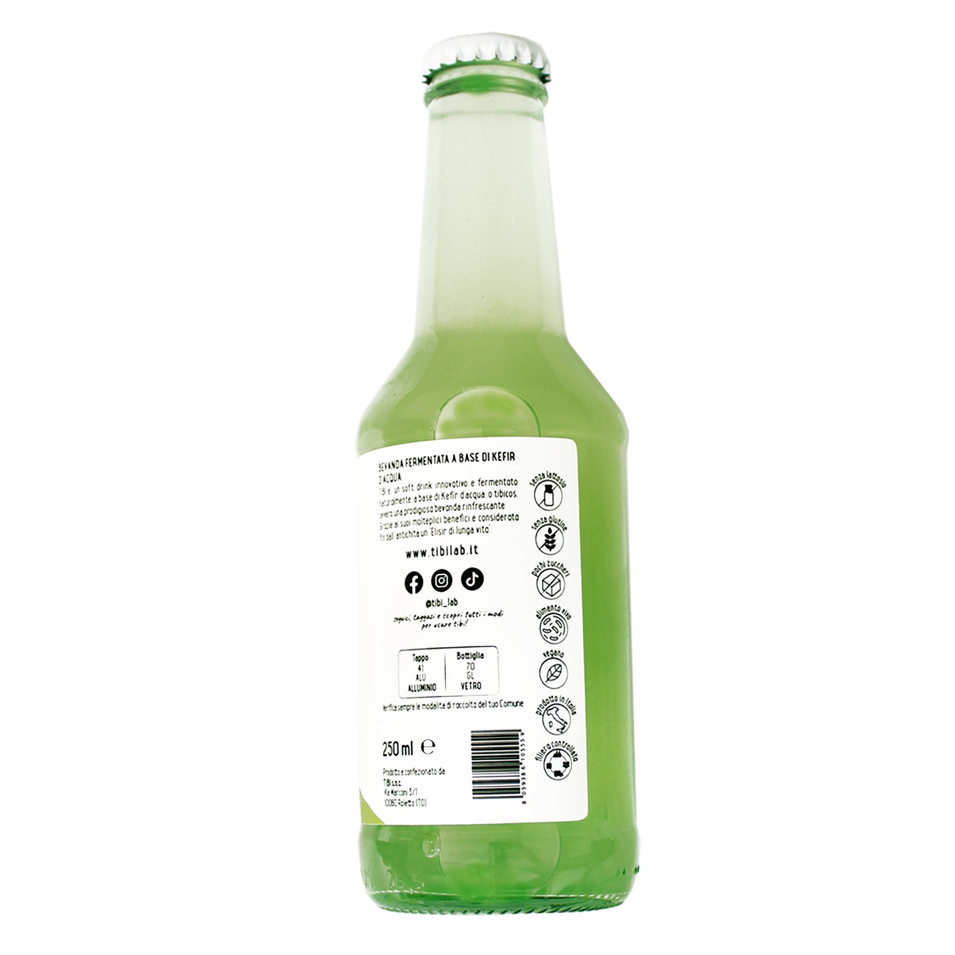 TIBI Kefir d'acqua lato - betulla, ananas, finocchio