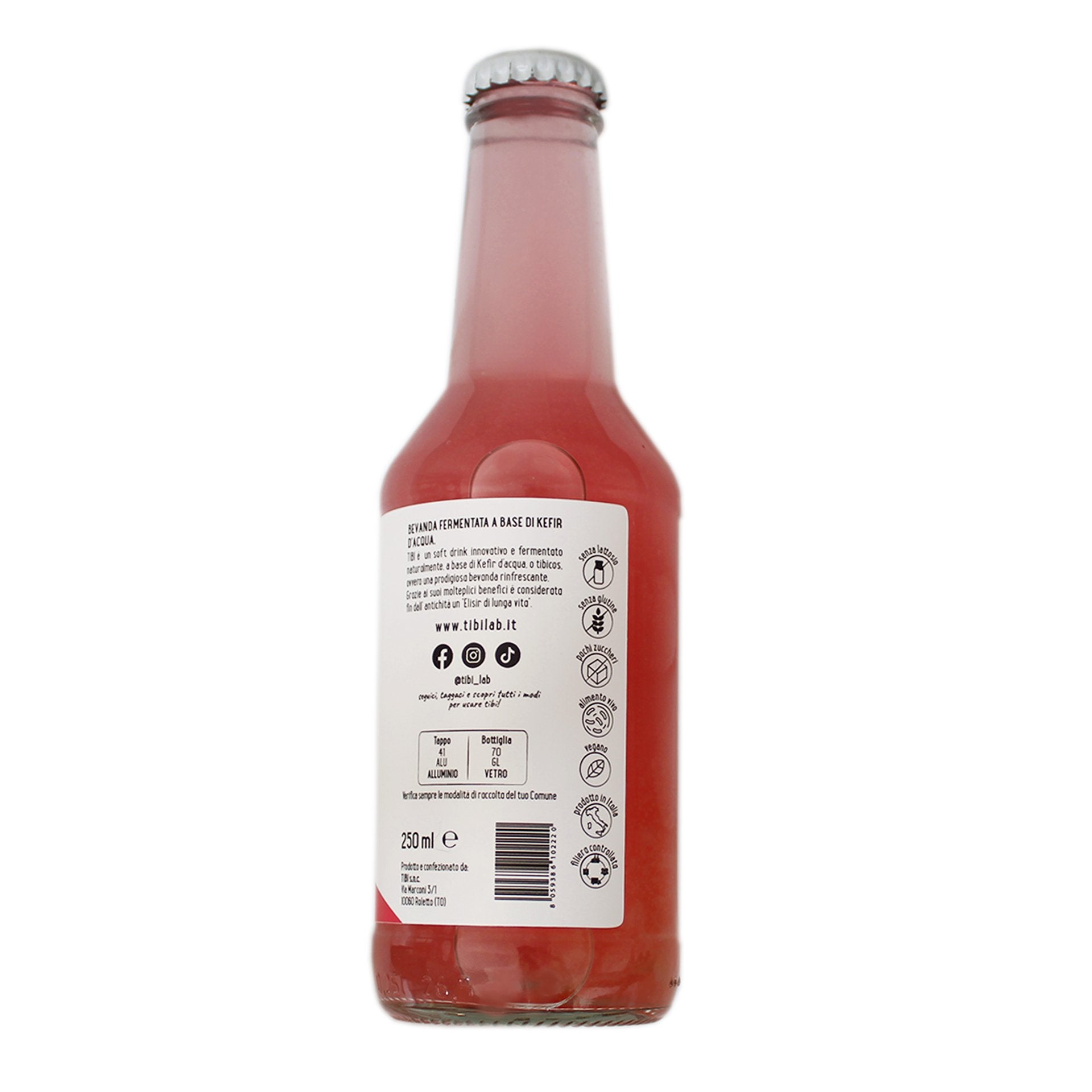 TIBI Kefir d'acqua lato - maca, eleuterococco